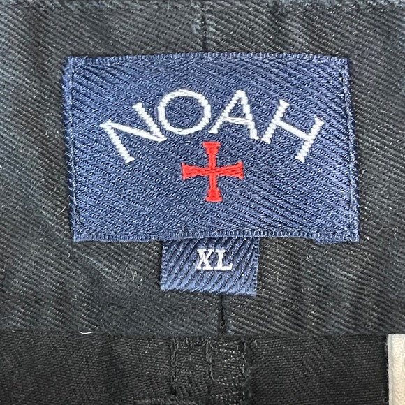 NOAH Mens XL Navy‎ Blue Cotton Twill Cut Off Shorts Skater Streetwear Casual - Picture 9 of 13
